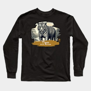 Tiger- WILD NATURE - TIGER -9 Long Sleeve T-Shirt